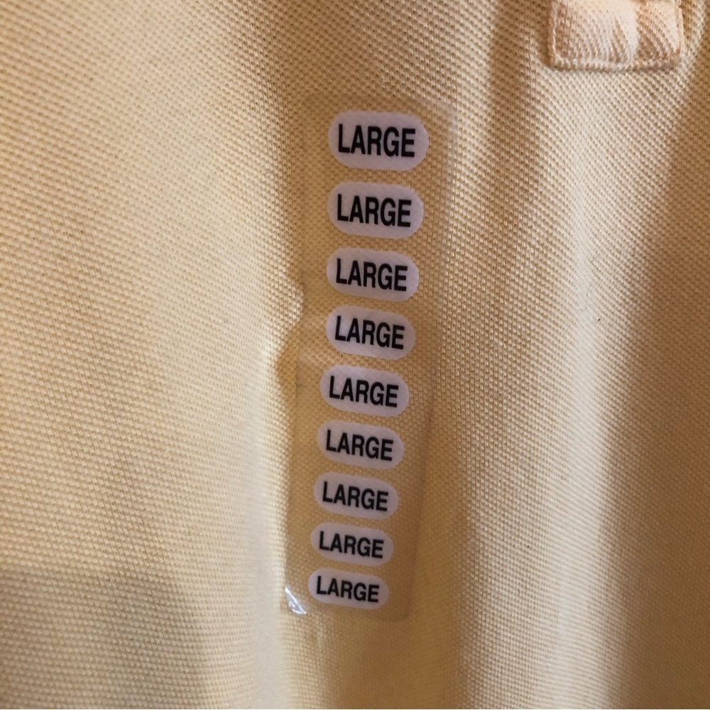 Tommy Hilfiger Golf/ NWT/ Men’s Polo size Large/ Yellow - Picture 6 of 9
